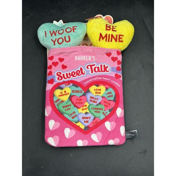 Fringe Best Dog Toy Box Multicolor barkers sweet talk - Picture 1 of 2